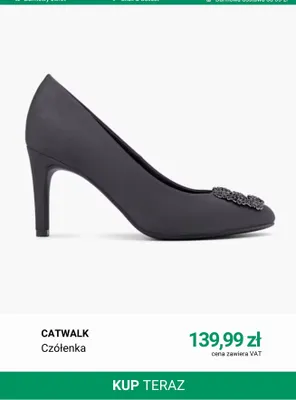 Czółenka Catwalk promocja w Deichmann