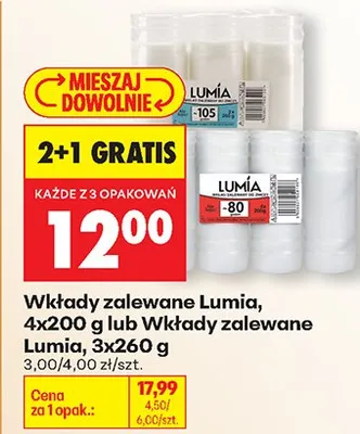 Wkłady zalewane promocja w Biedronka