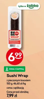Sushi Wrap z pieczonym łososiem promocja w Żabka