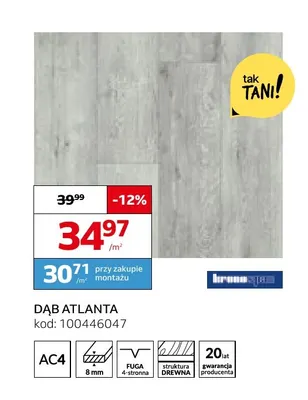 Panele podłogowe Dąb Atlanta Kronospan promocja w Komfort