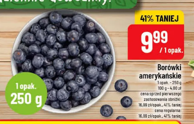 Borówki amerykańskie promocja w POLOmarket