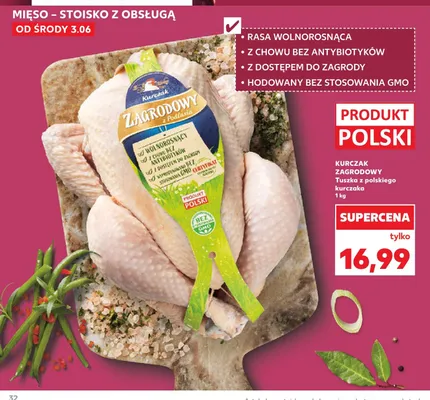 Kurczak Zagrodowy tuszka z polskiego kurczaka promocja w Kaufland