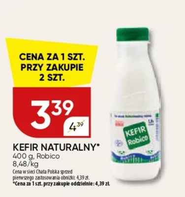 Kefir naturalny promocja w Chata Polska