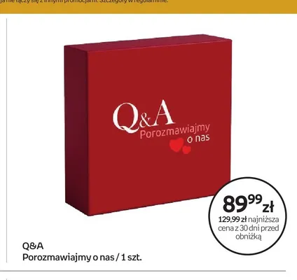 Gra karciana Q&A Porozmawiajmy o nas promocja w Empik