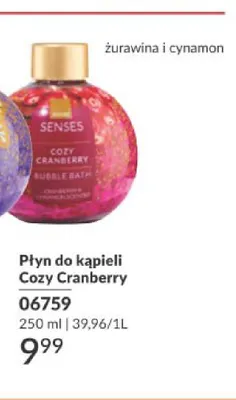 Płyn do kąpieli Cozy Cranberry Avon promocja w AVON