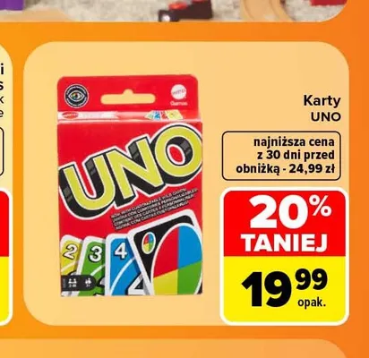 Karty UNO promocja w Carrefour