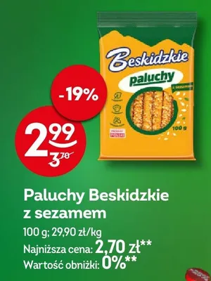 Paluchy Beskidzkie z sezamem promocja w Żabka