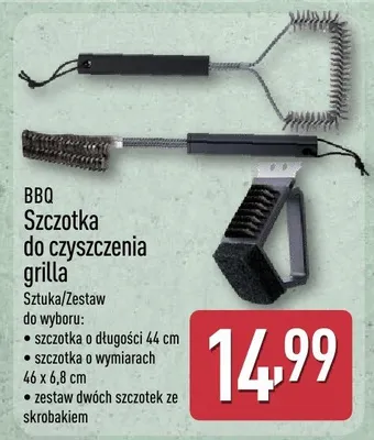 Szczotka do czyszczenia grilla promocja w Aldi
