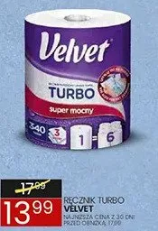 Ręcznik turbo 1 rolka promocja w Wafelek