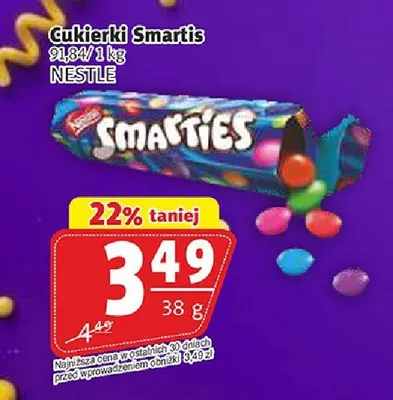 Cukierki Smarties Nestle promocja w Prim Market