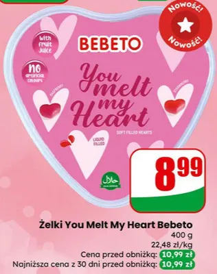 Żelki You Melt My Heart promocja w Dino