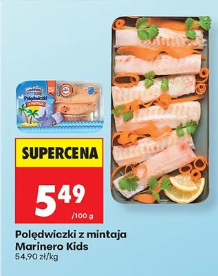 Polędwiczki z mintaja promocja w Biedronka