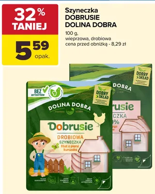 Szyneczka wieprzowa Dobrusie Dolina Dobra promocja w Carrefour