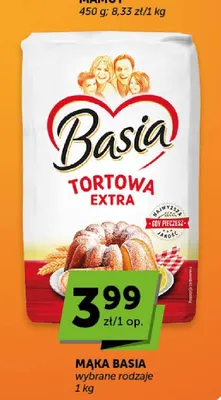 Mąka Basia Tortowa Extra promocja w Euro Sklep