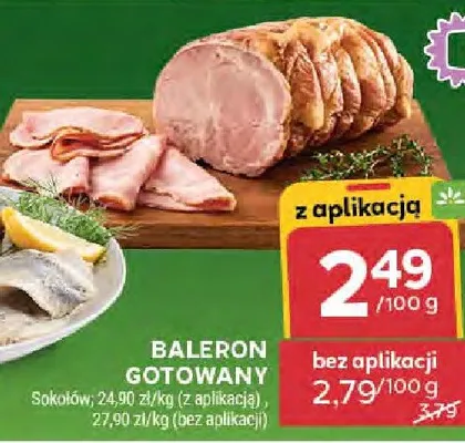 Baleron gotowany promocja w Stokrotka