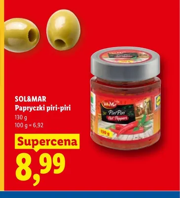 Papryczki piri-piri Sol & Mar promocja w Lidl