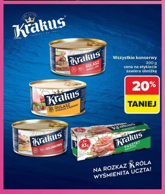 Konserwa Golonkowa Krakus promocja w Carrefour