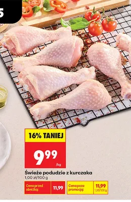 Świeże podudzie z kurczaka promocja w Biedronka