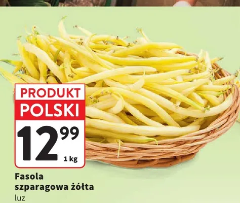 Fasola szparagowa żółta polska promocja w Intermarche