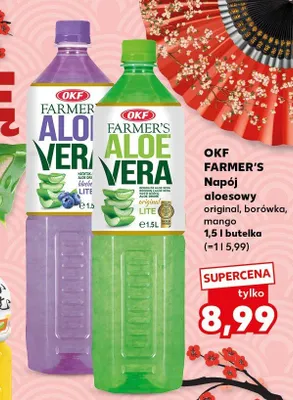 Napój aloesowy original, borówka, mango promocja w Kaufland