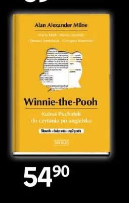 Książka Winnie-the-Pooh Kubuś Puchatek do czytania po angielsku Alan Alexander Milne promocja w Empik