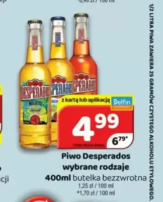 Piwo Desperados promocja w Delfin