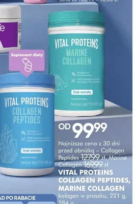 Kolagen w proszku VITAL PROTEINS promocja w Super-Pharm