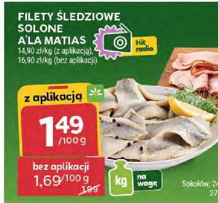 Filety śledziowe solone a la Matias promocja w Stokrotka