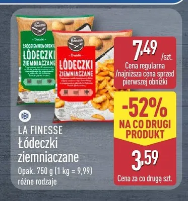 Łódeczki ziemniaczane La Finesse promocja w Aldi