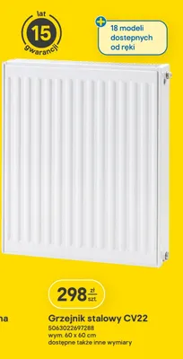 Grzejnik stalowy CV22 GoodHome promocja w Castorama