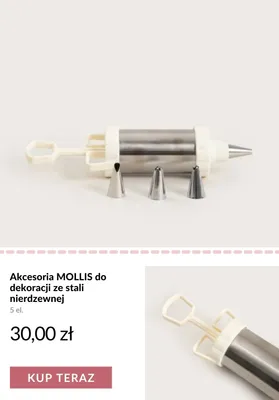 Akcesoria do dekoracji ze stali nierdzewnej Mollis promocja w Homla