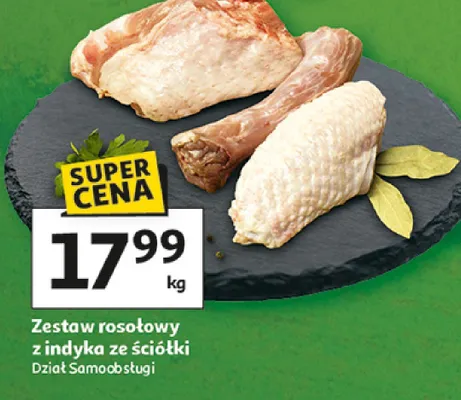 Zestaw rosołowy z indyka ze ściółki promocja w Auchan