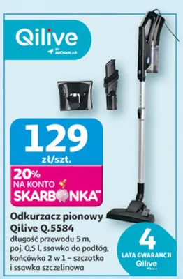 Odkurzacz pionowy Qilive Q.5584 promocja w Auchan