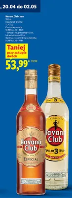 Rum Havana Club Original promocja w Lidl