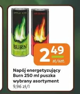 Napój energetyzujący Burn promocja w Gama
