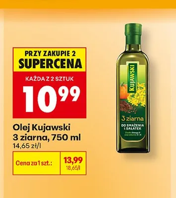 Olej Kujawski 3 ziarna promocja w Biedronka