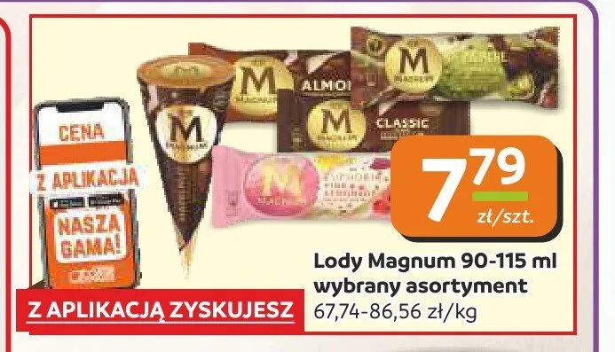 Lody Magnum promocja w Społem Częstochowa