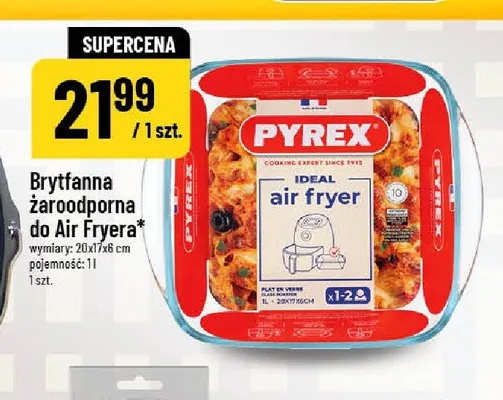 Brytfanna żaroodporna do Air Fryera Pyrex 1 l promocja w POLOmarket