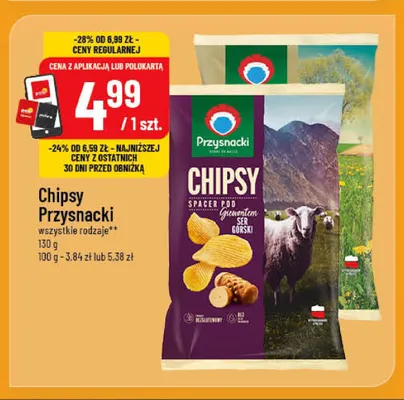 Chipsy Przysnacki promocja w POLOmarket