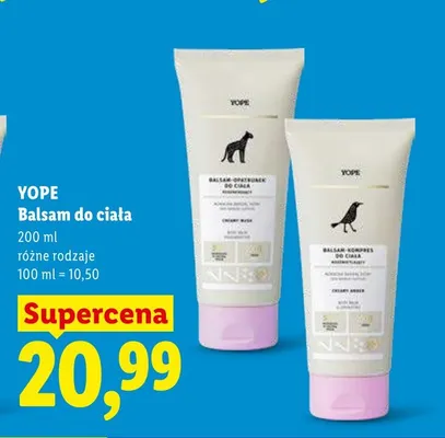 Balsam do ciała Yope Creamy Musk promocja w Lidl