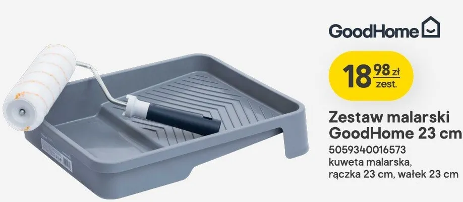Zestaw malarski GoodHome 23cm promocja w Castorama