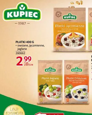 Płatki owsiane górskie Go eko promocja w Selgros