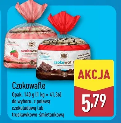Czekowafle z polewą czekoladową Aldi promocja w Aldi