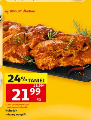Kubełek mięsny na grill Auchan promocja w Auchan