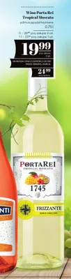 Wino Porta Rei Tropical Moscato półmusujące półwytrawne promocja w POLOmarket