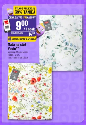 Mata na stół Vavio 33x45cm promocja w POLOmarket