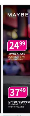 Błyszczyk Maybelline New York Lifter Gloss promocja w Drogerie Polskie