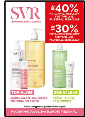Kosmetyki SVR Topialyse promocja w Ziko Dermo