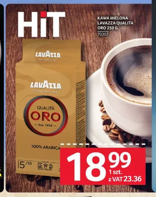 Kawa mielona Lavazza Qualita Oro 250g promocja w Selgros