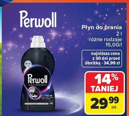 Płyn do prania różne rodzaje promocja w Carrefour